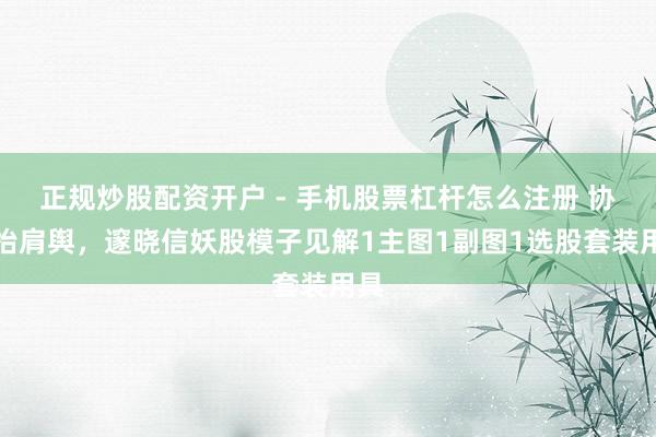 正规炒股配资开户 - 手机股票杠杆怎么注册 协力抬肩舆，邃晓信妖股模子见解1主图1副图1选股套装用具
